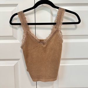 XS American Eagle lace strap tank
